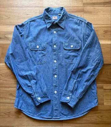 SUGAR CANE 남성용 워크 셔츠 M 사이즈