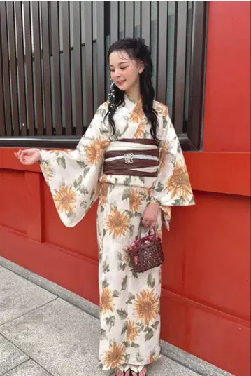 GRL 해바라기 유카타 유카타만