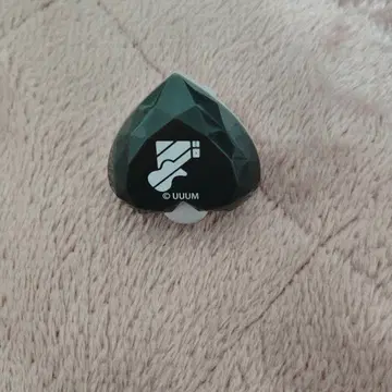 UUUM 하트형 아이템 다크 그린