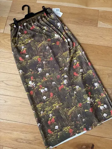 [ 새상품 ] RADIATE 야마다야 롱 스커트 꽃무늬 오렌지 M