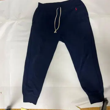 네이비 조거 팬츠 로고 자수