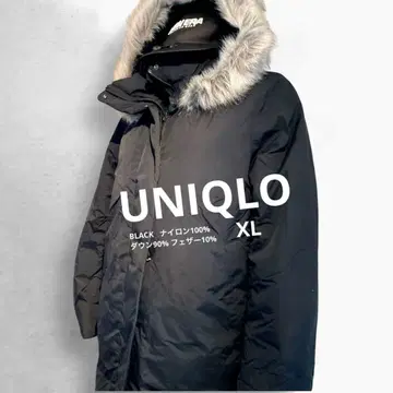 Sale UNIQLO 다운 코트 women'sXL BLACK