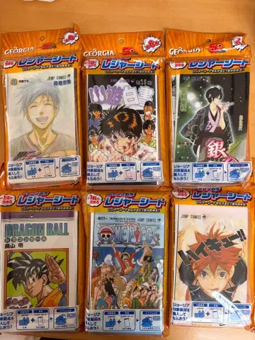 전 종류 점프 명작 돗자리 6매 세트