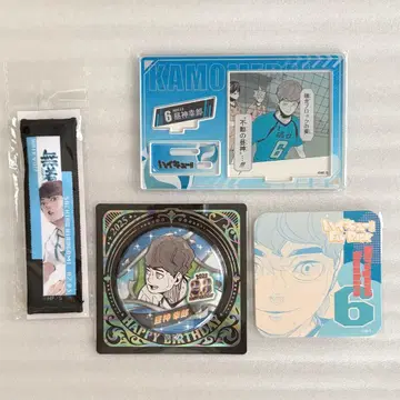 하이큐 벌스데이 히루가미 코우로 아크릴 스탠드 캔뱃지 타월 스트랩