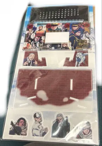 골든 카무이전 아크릴 만년 달력