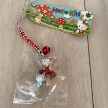 헬로키티&미미 Hello Kitty 버섯 스트랩