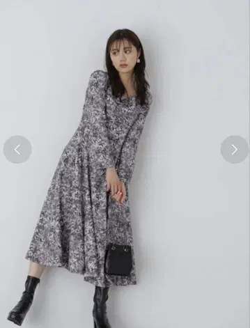 프로포션 바디 드레싱 프론트 개더 머메이드 원피스