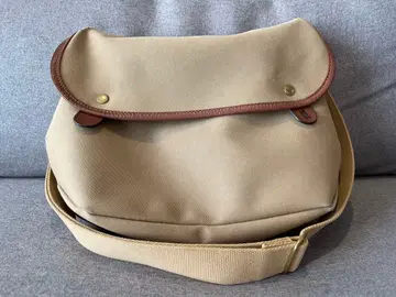 BRAEY 베이지 캔버스 숄더백