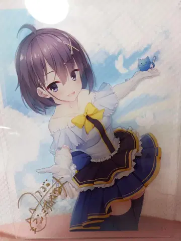 미즈노 나나미 친필 사인 아크릴 스탠드