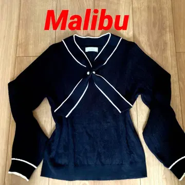 신년 리본 포함 블랙 리브 니트 긴팔