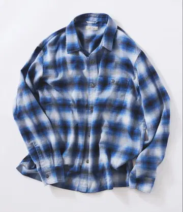 Journal Standard relume 옴브레 체크 셔츠
