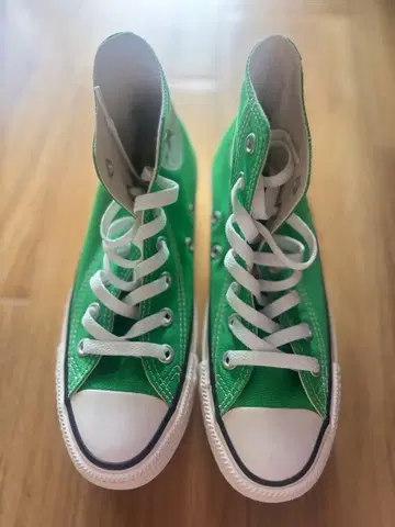 통굽 CONVERSE ALL STAR 그린 하이컷 스니커즈