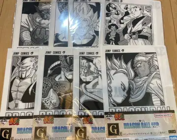 제일복권 드래곤볼 G상 코믹스 클리어 파일 세트 8종