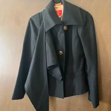 테일러드 자켓 블랙 큰 옷깃