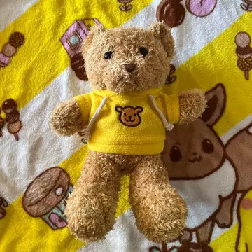 브라운색 곰 봉제 인형