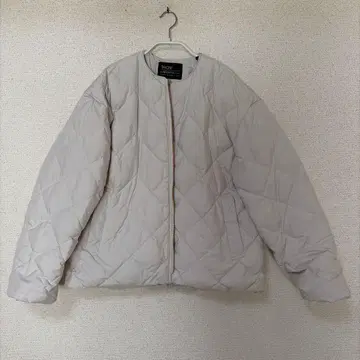 [ TAION x UNFILO ] 퀼팅 다운 숏 기장 블루종