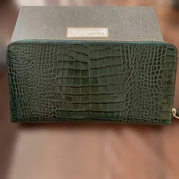 이탈리아제 크로커다일 패턴 가죽 장지갑