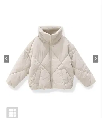 2way 퍼 칼라 퀼팅 다운 자켓 grl