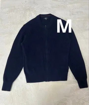 UNIQLO 크루넥 풀 집업 가디건 M