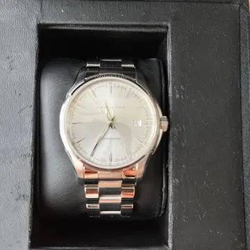 해밀턴 자동 와인딩 시계 실버