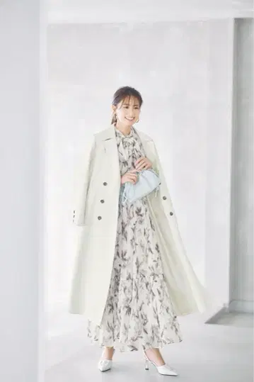 Mystrada 블러 플라워 프린트 36