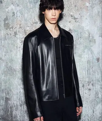 DOFFJASON 램스킨 싱글 자켓 L