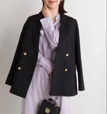 N. Natural Beauty Basic 더블 테일러드 자켓