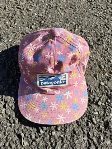 patagonia 꽃무늬 캡 핑크 vintage
