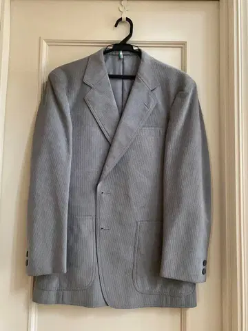 그레이 코듀로이 테일러드 자켓