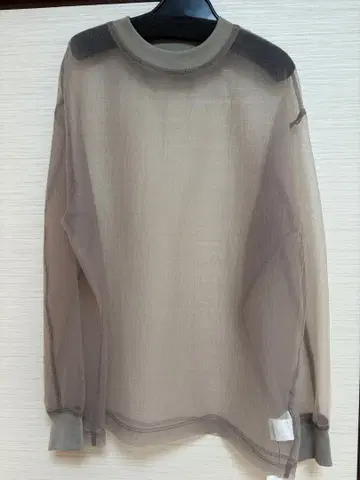 RADIATE 비침 베이지 긴팔 T셔츠