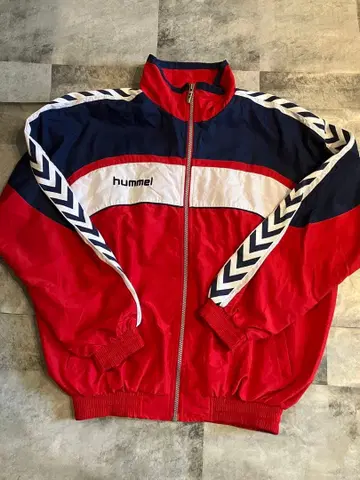 90s Hummel 나일론 자켓 덴마크 대표
