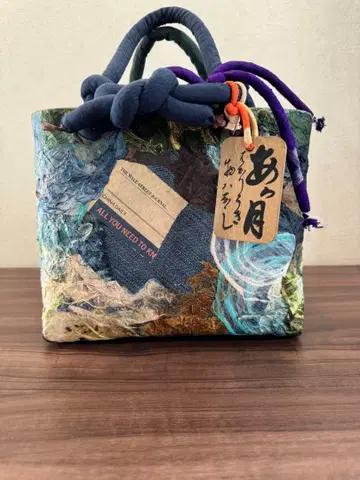 이칸바리 백 핸드메이드 바스켓백