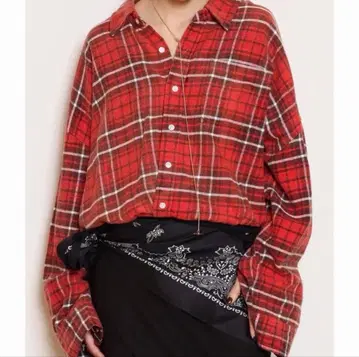 정가 107800엔 시착만 한 상품 R13 OVER BUBBLE 셔츠