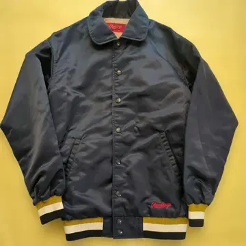 롤링스 바시티 자켓 아식스 네이비 M 사이즈