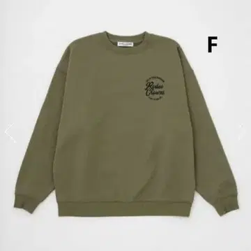 Rodeo crowns 프론트 로고 자수 맨투맨