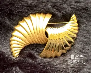 새상품급 MONET 모네 브로치 골드 쉘 조개 빈티지#136