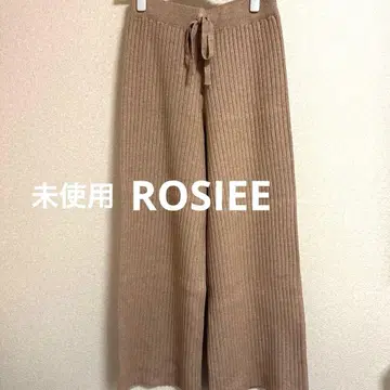 ROSIEE 로지 리브 니트 팬츠