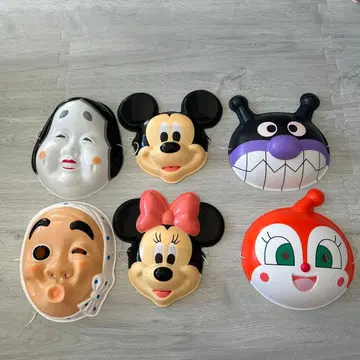 캐릭터 마스크 6개 세트