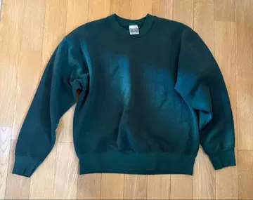 Fruit of the Loom 다크 그린 후드티