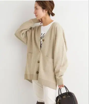 프레임워크 W 페이스 가디건 코튼