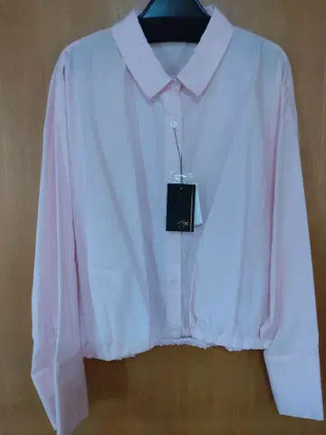 택 포함 새상품 야마다야 Aga 봄/여름 셔츠 라이트핑크