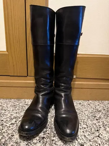 마감 세일 SARTORE 사토레 롱 부츠 블랙 승마