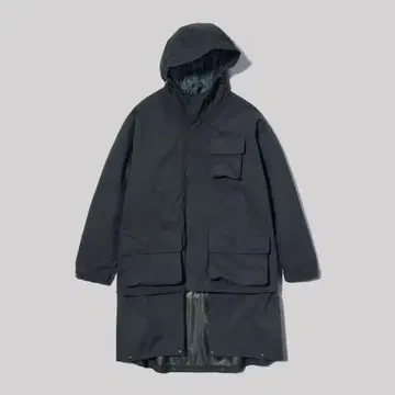 GU x ENGINEERED GARMENTS 패디드 쉘 후드티 네이비 S