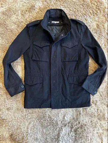 유나이티드 애로우즈 M-65 타입 밀리터리 자켓 블랙 L 사이즈