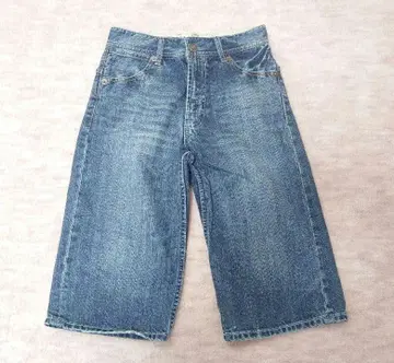 데님 하프 팬츠