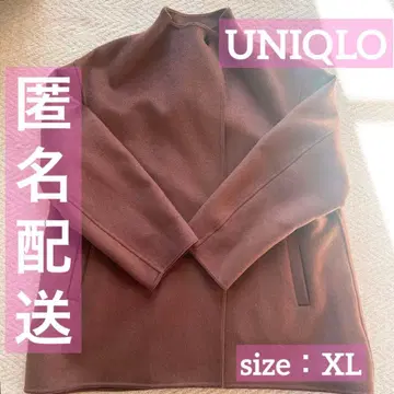 새상품 UNIQLO 더블 페이스 숏코트 브라운 XL 사이즈