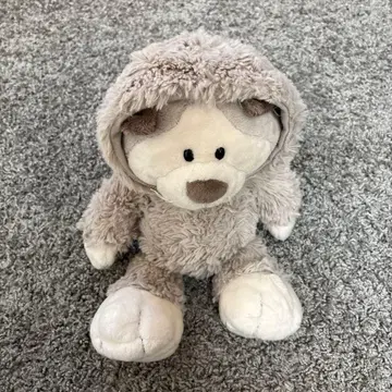 [레어] nici 35cm 스노우 그레이 캣 봉제 인형