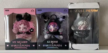 SKULLPANDA 스컬팬더 XG 마이멜로디 쿠로미 3체 세트