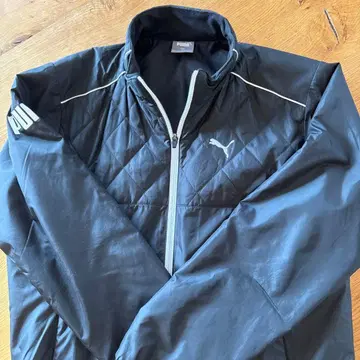 PUMA 퀼팅 스포츠 자켓 블랙 상하의 세트