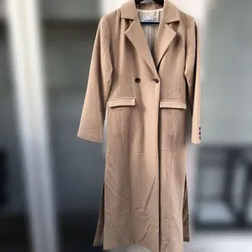 에이미 이스트 월 롱 코트 사이즈 S 아름다운 실루엣 카멜 컬러
